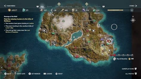 Lesbos ac odyssey. and it also means you can complete the objectives just while exploring the world. The Wolf Hunt. "The Blind King" --. this quest involves synchronising a bunch of fast travel points, all of which will be located in areas you will go to later on in your Odyssey; again, this is just to save you time. "Odessa" Questline. 