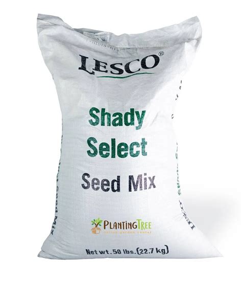 Lesco shade mix. Great for Southern and Mid-South lawns. Five pounds of seed covers 1,000 square feet. Preferred by professional landscapers. Use with Lesco 18-24-12 Starter Fertilizer or Lesco Seed Starter Mulch (not included) for best results. Product can be applied with Lesco 18-24-12 Starter fertilizer. 