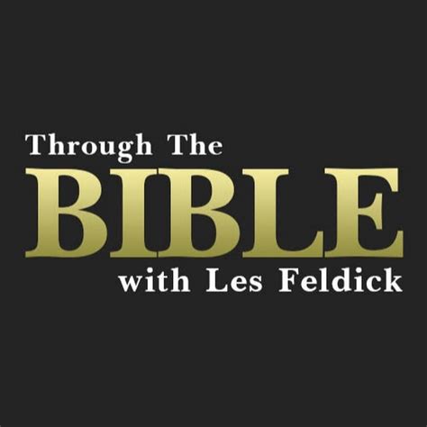 Les Feldick, continues his walk through the Bible helping us to connect the dots of scriptures.To Order Books, CDs, DVDs or to Donate, visit: www.lesfeldick.com