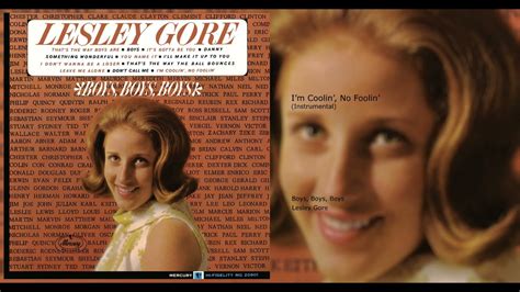 Lesley Gore – I’m Coolin’, No Foolin