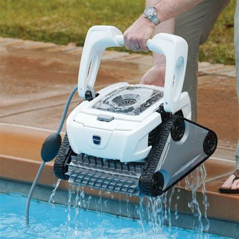 The Dolphin E10 Above Ground Robotic Pool Cleaner is a self-con