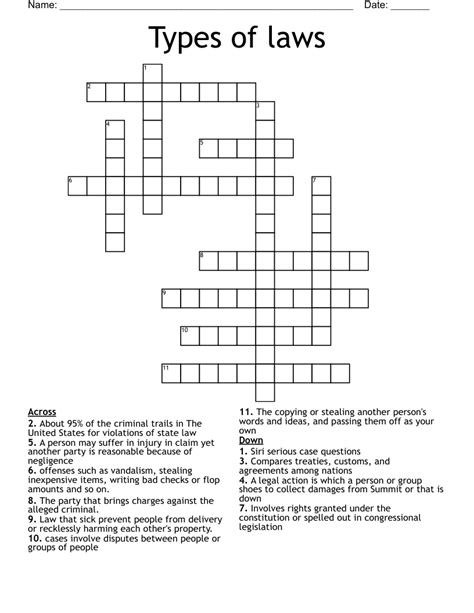  The Crossword Solver found 30 answers to "IN LAW", 4 letters crossword clue. The Crossword Solver finds answers to classic crosswords and cryptic crossword puzzles. Enter the length or pattern for better results. Click the answer to find similar crossword clues . Enter a Crossword Clue. . 
