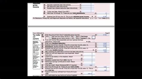 Lesson 2 Form 1040A YouTube