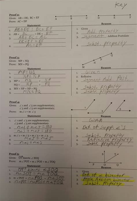 Lesson 2 Homework Practice Geometric Proof Answer Key BANKESSAY