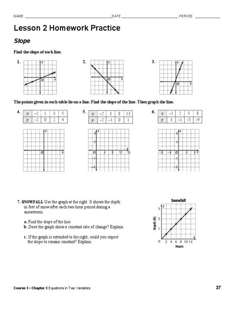 Lesson 2 skills practice slope answer key.  Ontdek LessonUp! 2,612,094 lessen Op zo...