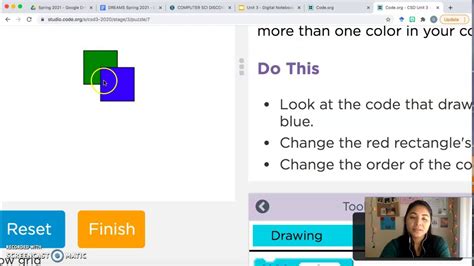 Lesson 3 Page 8 Drawing in Game Lab YouTube