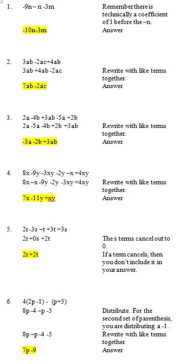 Lesson 5 homework practice simplify algebraic expressions answer key page 79.  d+h^2 |OR|...