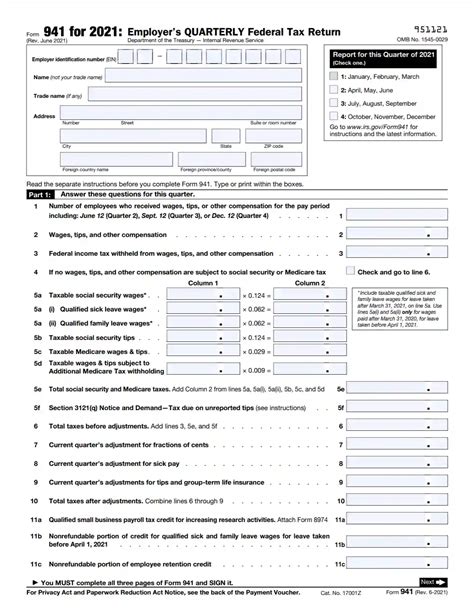 Lesson 8, Filing Form 941 - IRS tax forms