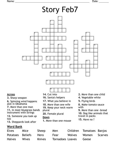 Lesson From A Fable Crossword