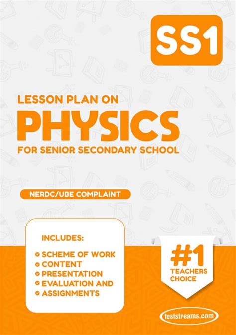 Lesson Note on PHYSICS for SS1 MS-WORD- PDF Download