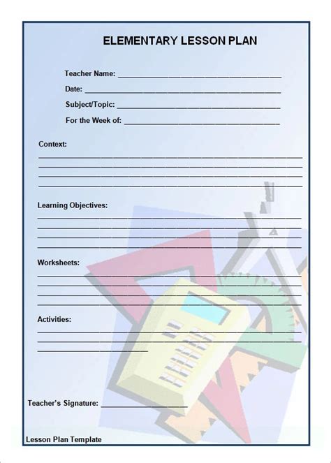 Lesson Plan Template 22+ Free Word, PDF Documents Download