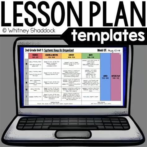 Lesson Plan Templates EDITABLE compatible with Google Docs Digital