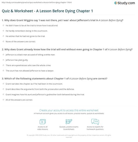 Lesson before dying study guide questions. - Silbermanns reise um die welt in neunzig jahren.