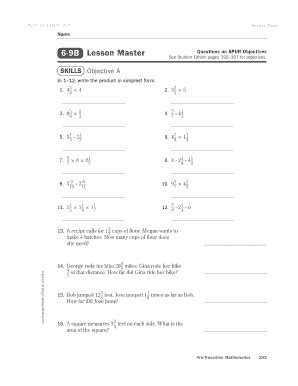 Lesson master 1 5a algebra answers. - Map rit guided reading conversion chart.