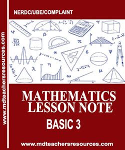 Lesson note for primary 3 second term.  The Lesson Note for Primary 3 first, second and...