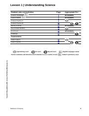 Lesson outline lesson 1 understanding science answer key.  This article will delve...