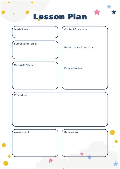 Lesson plan templates you can customize for free