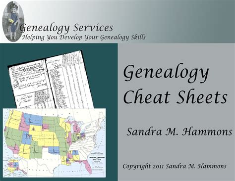 Lessons Learned in Genealogy Research Genealogy Cheat Sheets