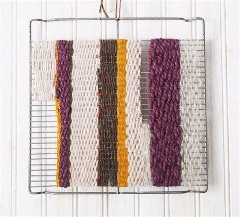 Let’s weave yarn through a cooling rack just for the heck …