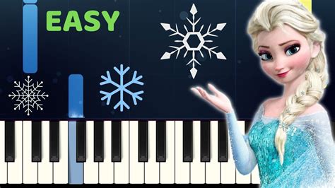 Let it go Sheet Music and Piano Tutorial