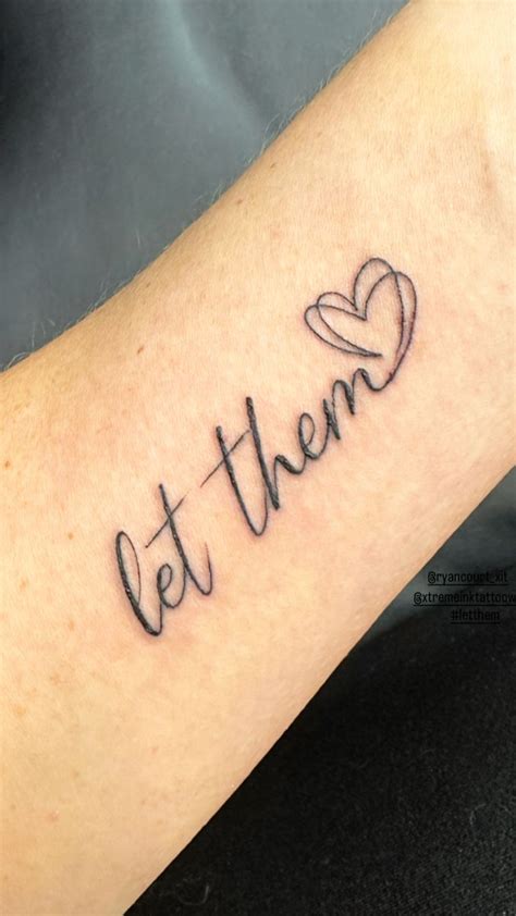 Let them tattoo fonts. You may need them too🖤 “ Let Them” “Just Let them. If they want to choose something or someone over you, LET THEM. If they want to go weeks without talking to you, LET THEM. If they are okay with never seeing you, LET THEM. If they are okay with always putting themselves first, LET THEM. If they are showing…. Tattoo. Hand Tattoos. 