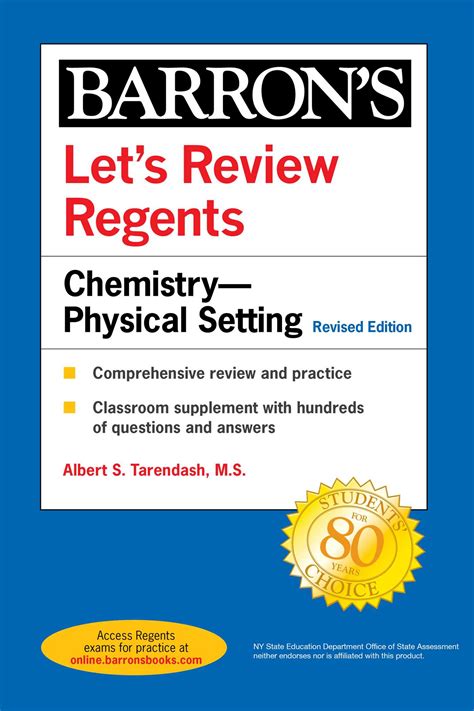 Read Lets Review Chemistry The Physical Setting By Albert S Tarendash