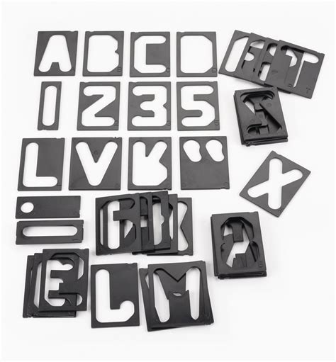 Letter And Number Templates For Router Use