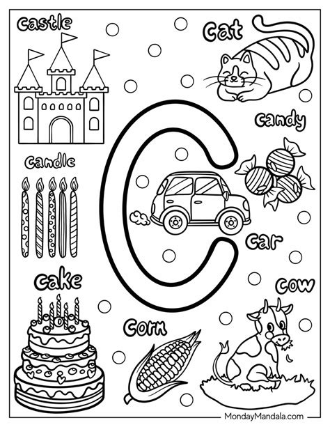 Letter C Coloring Shee
