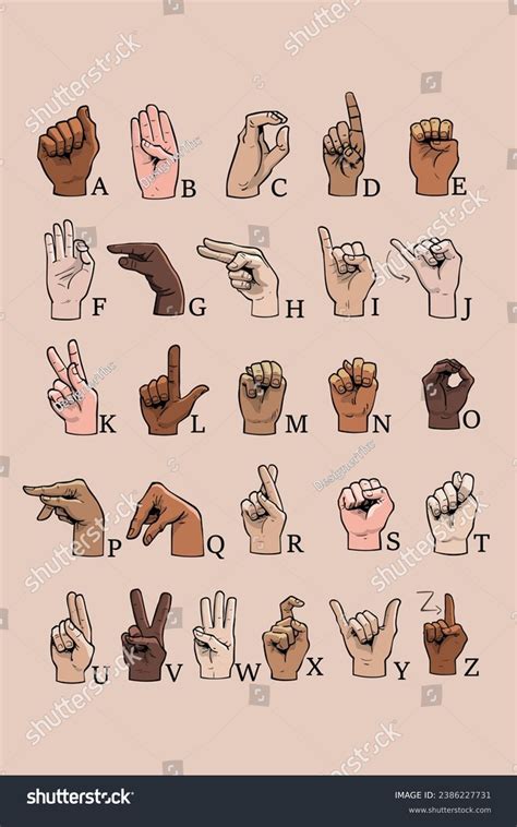 Letter D in American Sign Language (ASL) Stock Image Image of