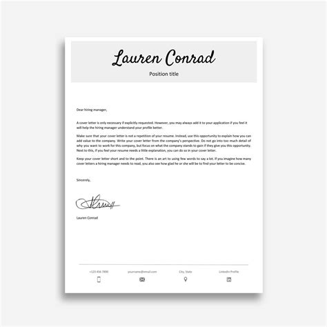 Letter Format Template Google Docs