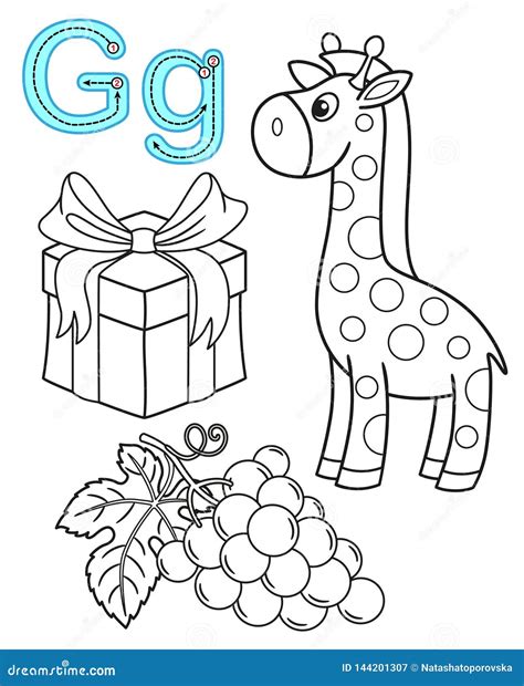 Letter G Coloring Sheets For Preschool Coloring Pages