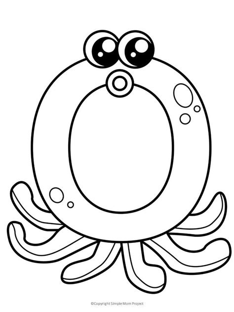 Letter O Coloring
