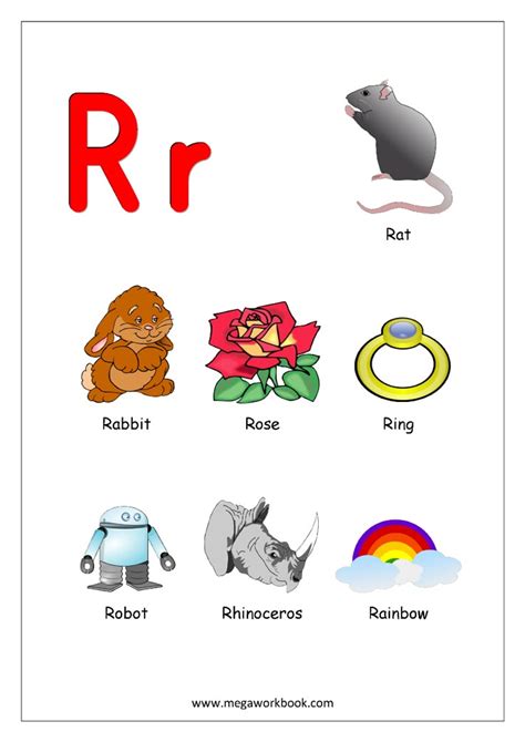 Letter R Objects