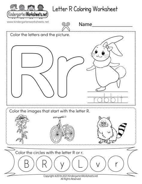 Letter R Worksheets Printable