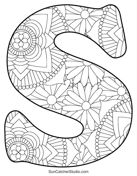 Letter S Coloring Shee