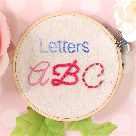 Letter Templates For Embroidery