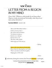 Letter from a Region in My Mind - The New Yorker