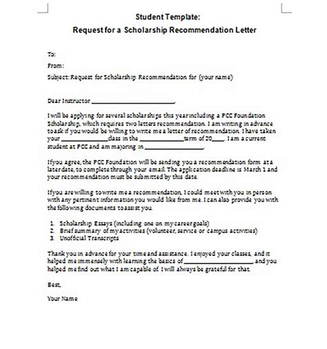 Letter of for College Steps and Tips Available For PDF