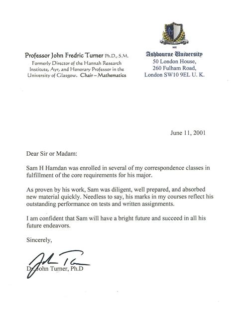 Letter of recommendation for masters program. Successful graduate school applications are accompanied by several, usually three, recommendation letters. Most of your graduate admissions letters will be written by your professors. The best letters are written by professors who know you well and can relay your strengths and promise for graduate study.Below is an example of a helpful … 