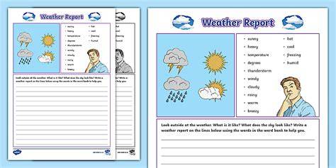 Letter writing about weather condition.  These practical examples will help you handl...