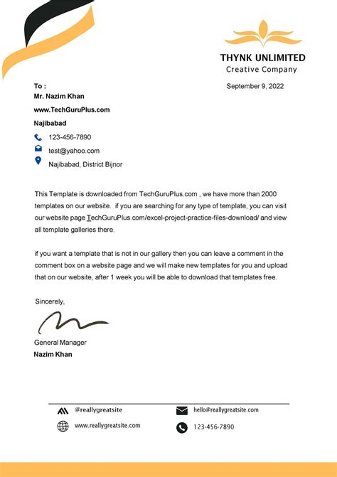 Letterhead Template Excel Word Templates