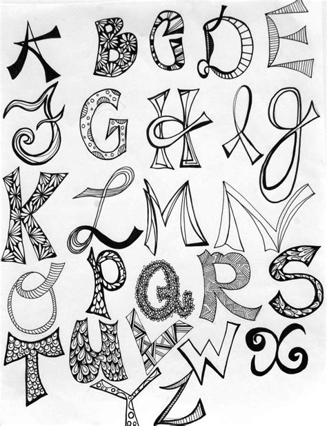 Lettering Design Drawing