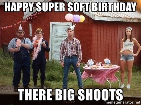 Letterkenny birthday meme. 1. "Pitter patter, let's get at 'er." 2. "Well, there's nothing better than a fart. Except kids falling off bikes, maybe." 3. "And I suggest you let that one marinate." 4. "Wish you weren't so... 