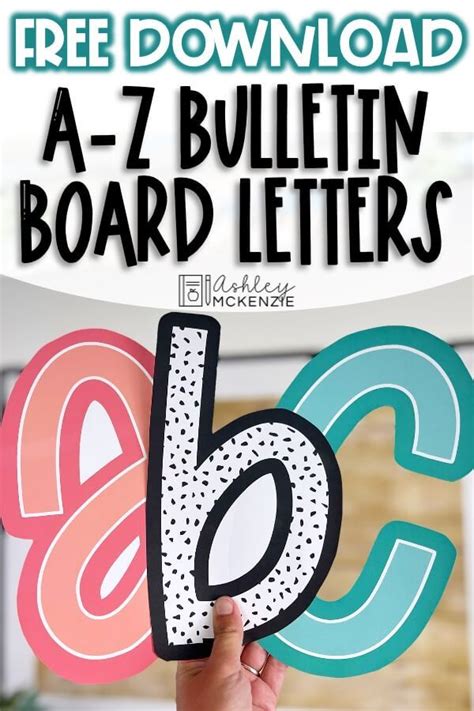 Letters For Bulletin Board Free Printable