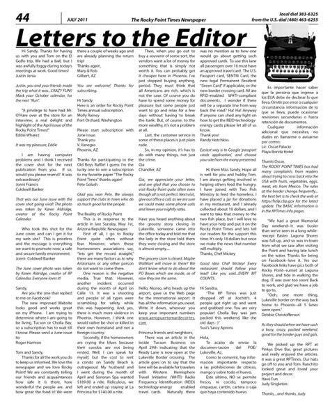 Letters to the editor newspaper. A NOTE ABOUT RELEVANT ADVERTISING: We collect information about the content (including ads) you use across this site and use it to make both advertising and content more relevant to you on our ... 