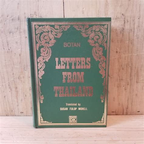 Read Letters From Thailand By Botan