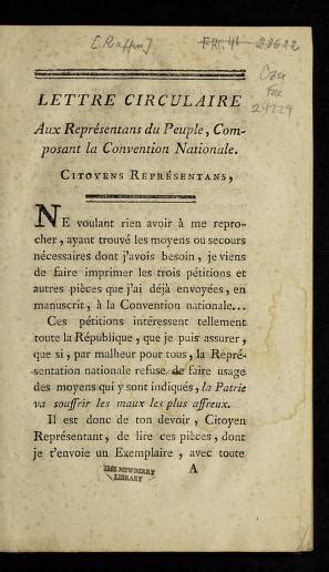 Lettre circulaire aux repre sentans du peuple, composant la convention nationale. - Guida alla progettazione della sottostazione gis.