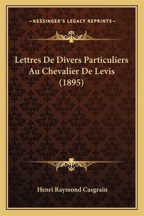 Lettres de divers particuliers au chevalier de lévis. - Manuale per un tosaerba dixon del 1996.