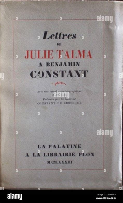 Lettres de julie talma à benjamin constant. - Computer engineering reference manual for the electrical and computer pe.