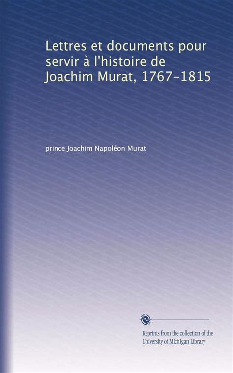 Lettres et documents pour servir à l'histoire de joachim murat, 1767 1815. - 2008 sportster 883 manuale di servizio.